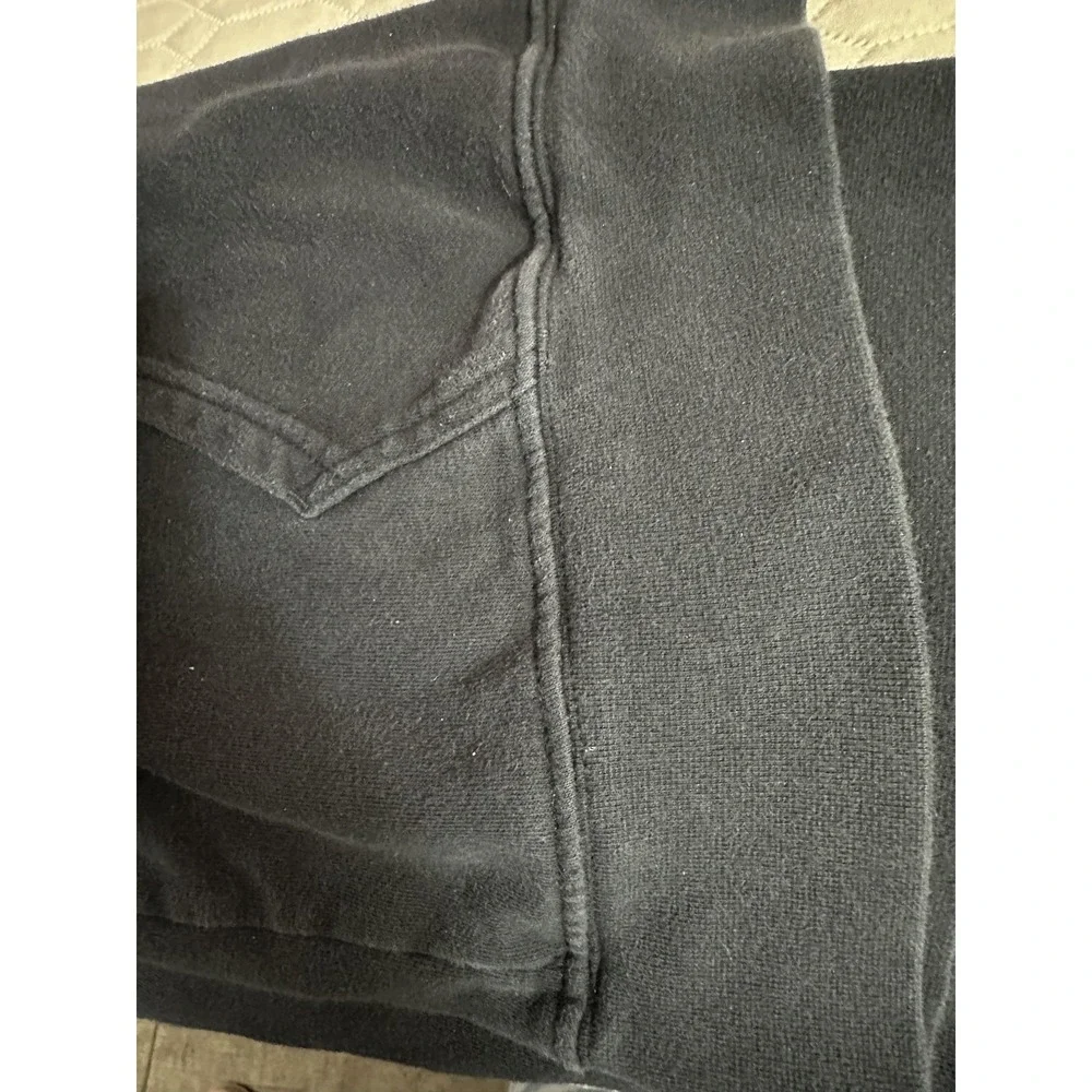 North Face Hoodie Mens Large‎ Black Pullover Fleece Sweatshirt Logo Outdoor